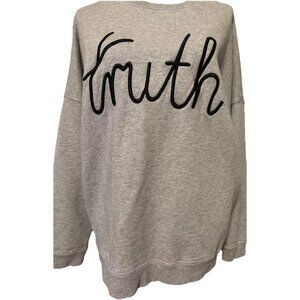 JACK & JONES Heather Sweatshirt SZ Medium Gray Streetwear Truth Gorpcore‎